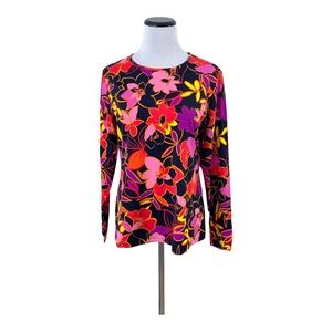 Lands End Rash Guard Athletic Swim Shirt Sz 2X Crew Neck Long Sleeve UPF 50